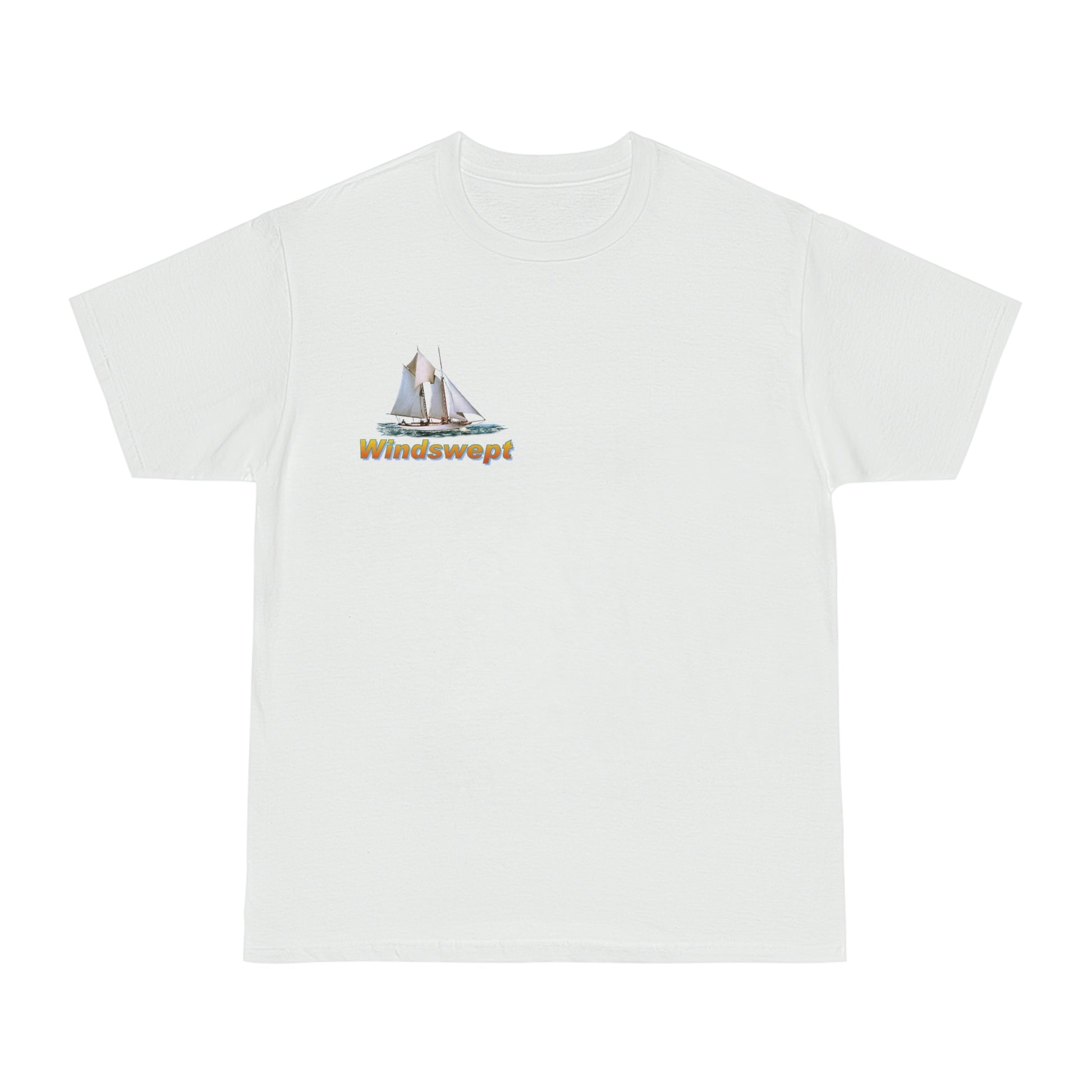 Windswept T-Shirt, Pocket Area William H Aubrey sailboat. Unisex Hammer™  T-shirt