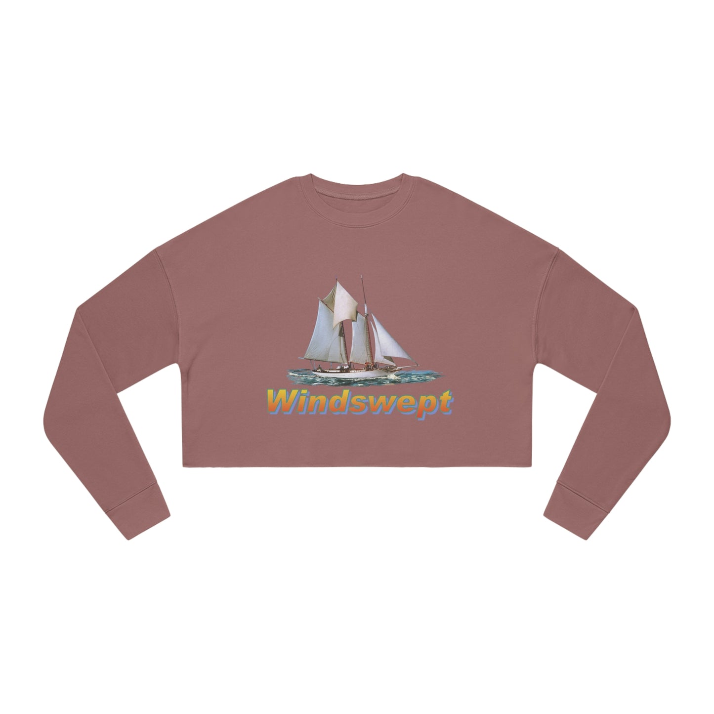 Women's Cropped Sweatshirt, W.H.Aubrey design by Jong Ryerson Bredin.